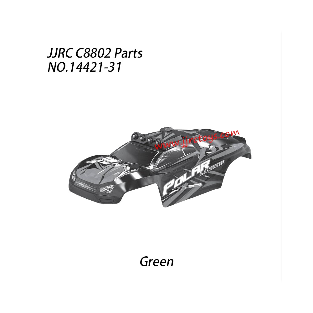 JJRC C8802 Parts Brushless Hurricane Shell (Green) 14421-31 JJRC C8802 Parts Brushless Hurricane Shell (Green) 14421-31