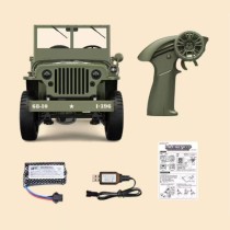 JJRC C8815 RTR 1/10 2.4Ghz 4WD Military RC Truck Large RC Car for Children
