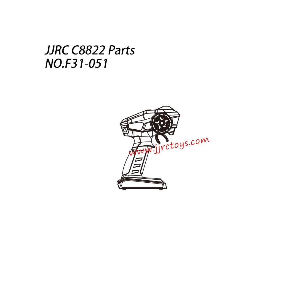 JJRC C8822 Parts X4P-350 Transmitter NO.F31-051 JJRC C8822 Parts X4P-350 Transmitter NO.F31-051