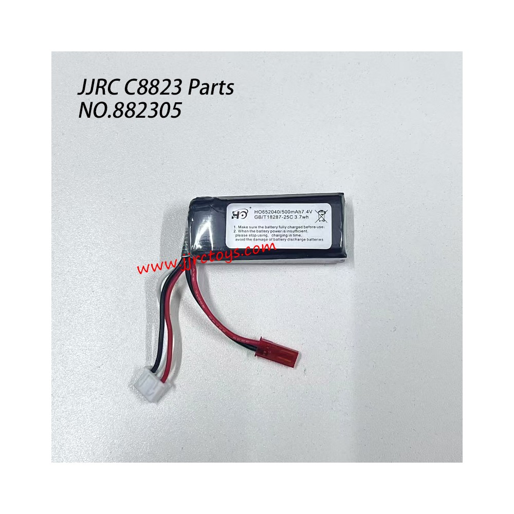 JJRC C8823 RC Truck Parts 7.4v 500mah Soft-Pack Lithium Battery