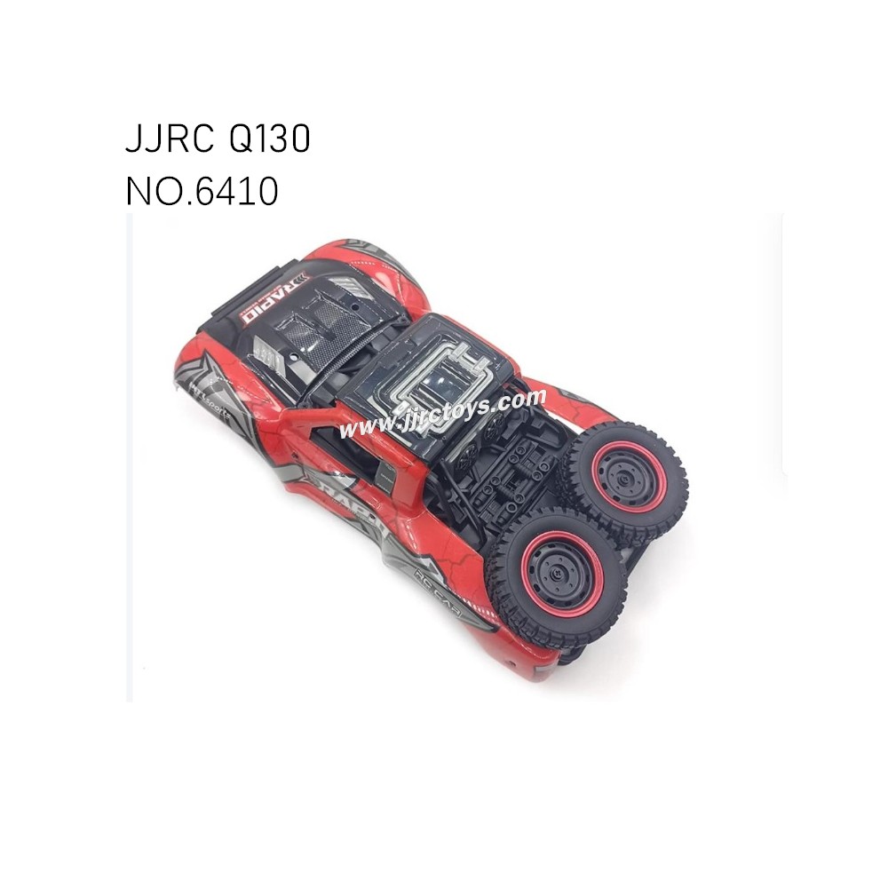 JJRC Q130 RC Truck Parts Body Assembly RED REAR 6410