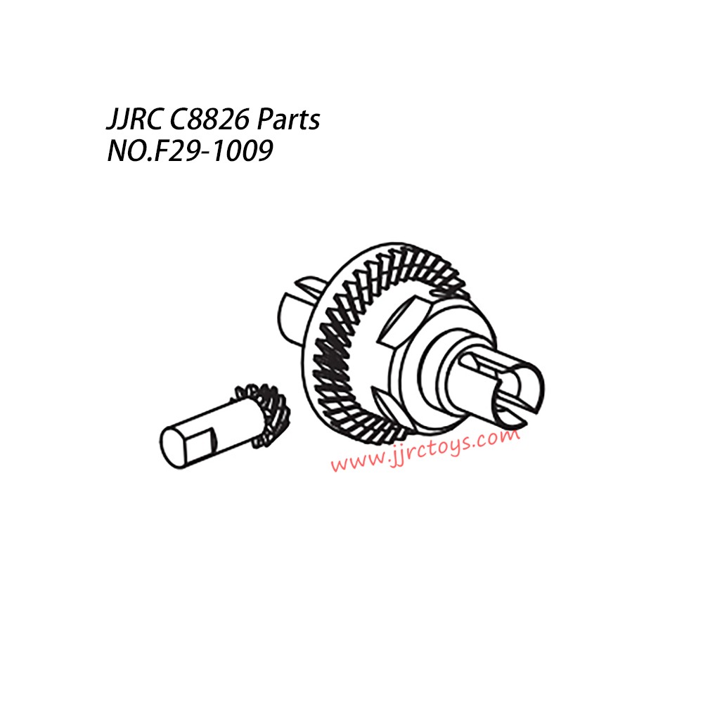 JJRC C8826 RC Car Parts Front And Rear Differential F29-1009 JJRC C8826 RC Car Parts Front And Rear Differential F29-1009