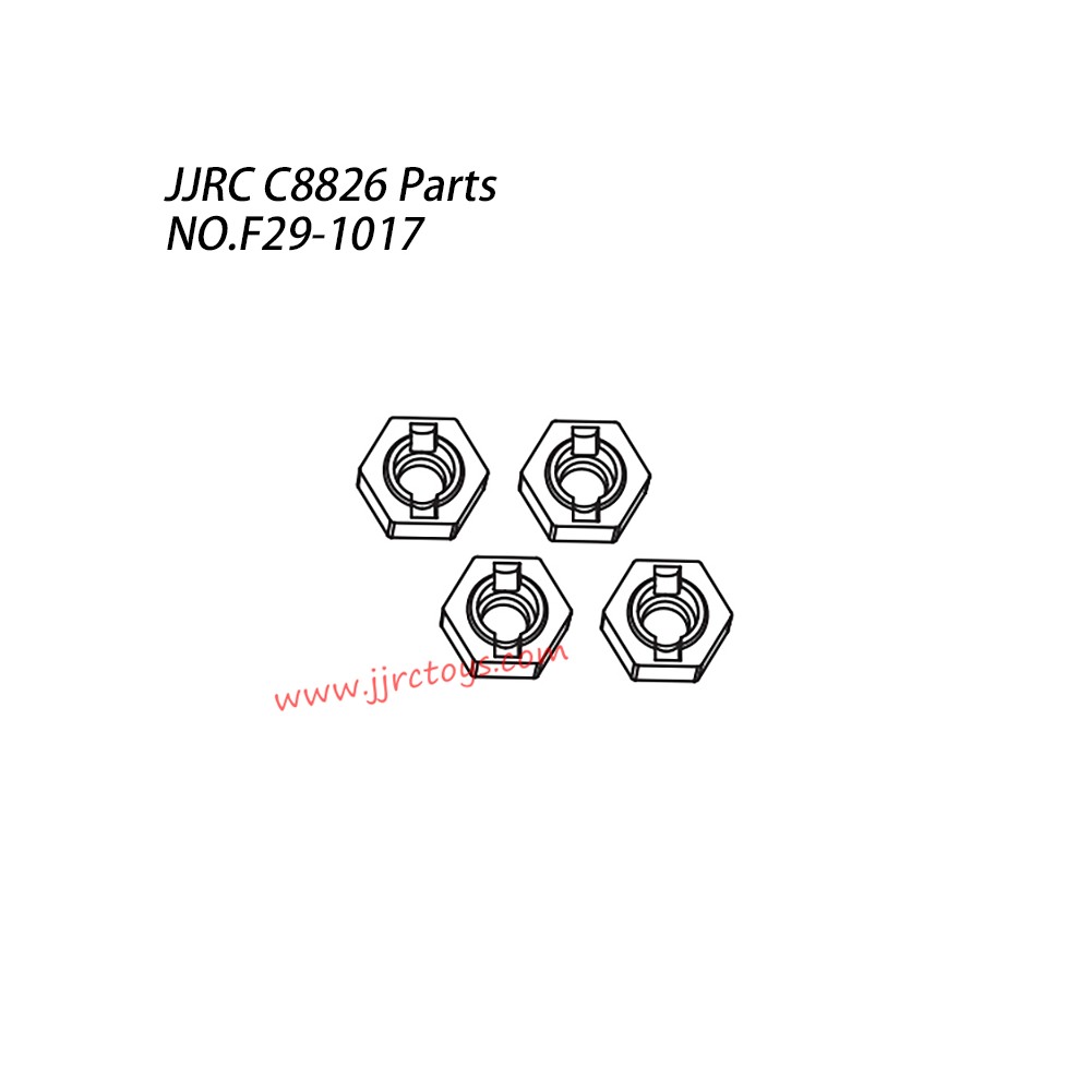 JJRC C8826 RC Truck Parts Hexagonal Sleeve F29-1017 JJRC C8826 RC Truck Parts Hexagonal Sleeve F29-1017