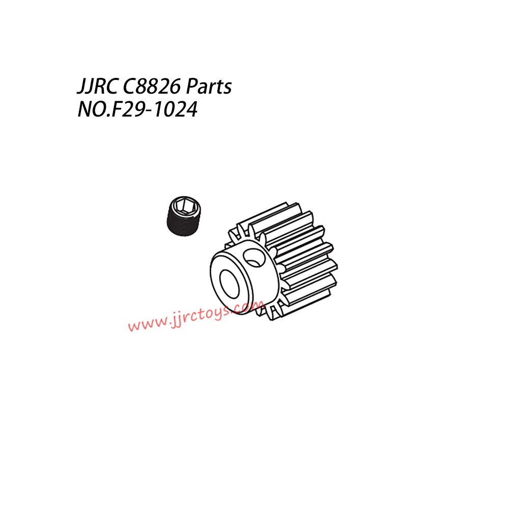 JJRC C8826 RC Truck Parts 19T Motor Gear F29-1024 JJRC C8826 RC Truck Parts 19T Motor Gear F29-1024