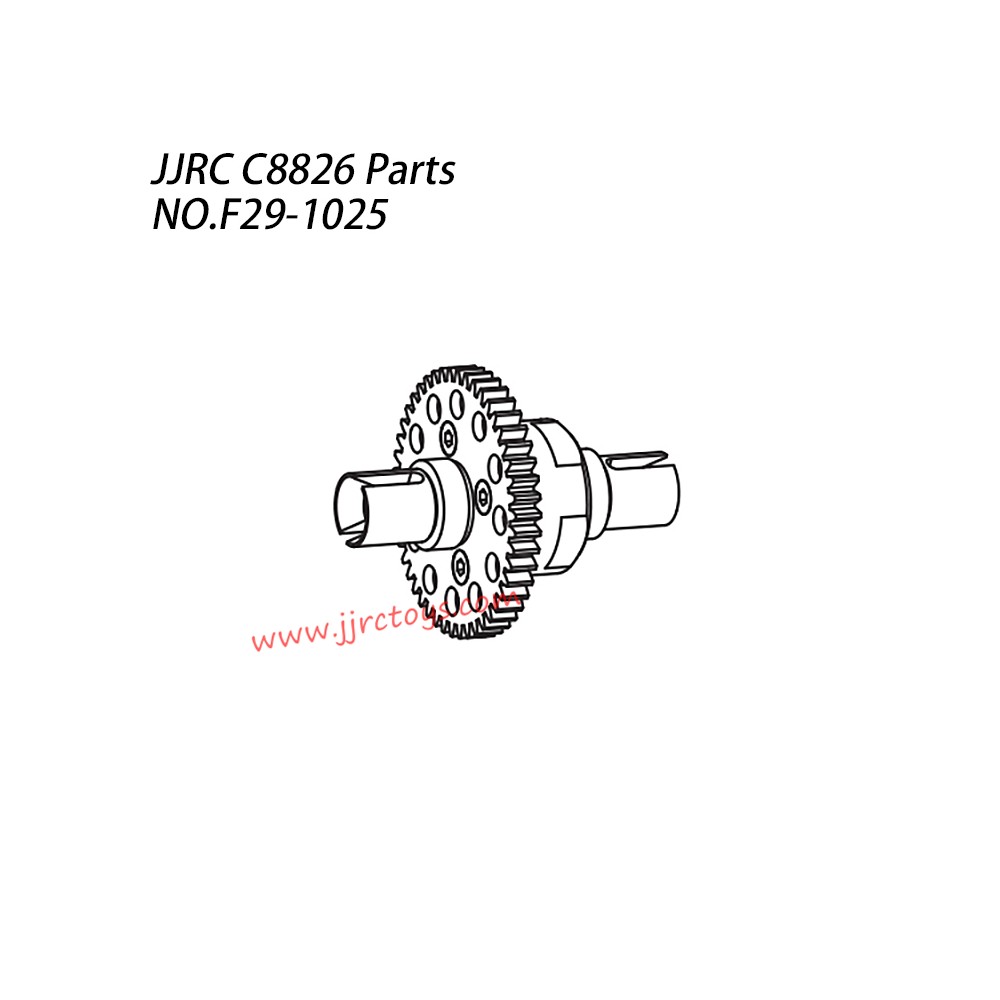 JJRC C8826 RC Truck Parts Center Differential F29-1025 JJRC C8826 RC Truck Parts Center Differential F29-1025