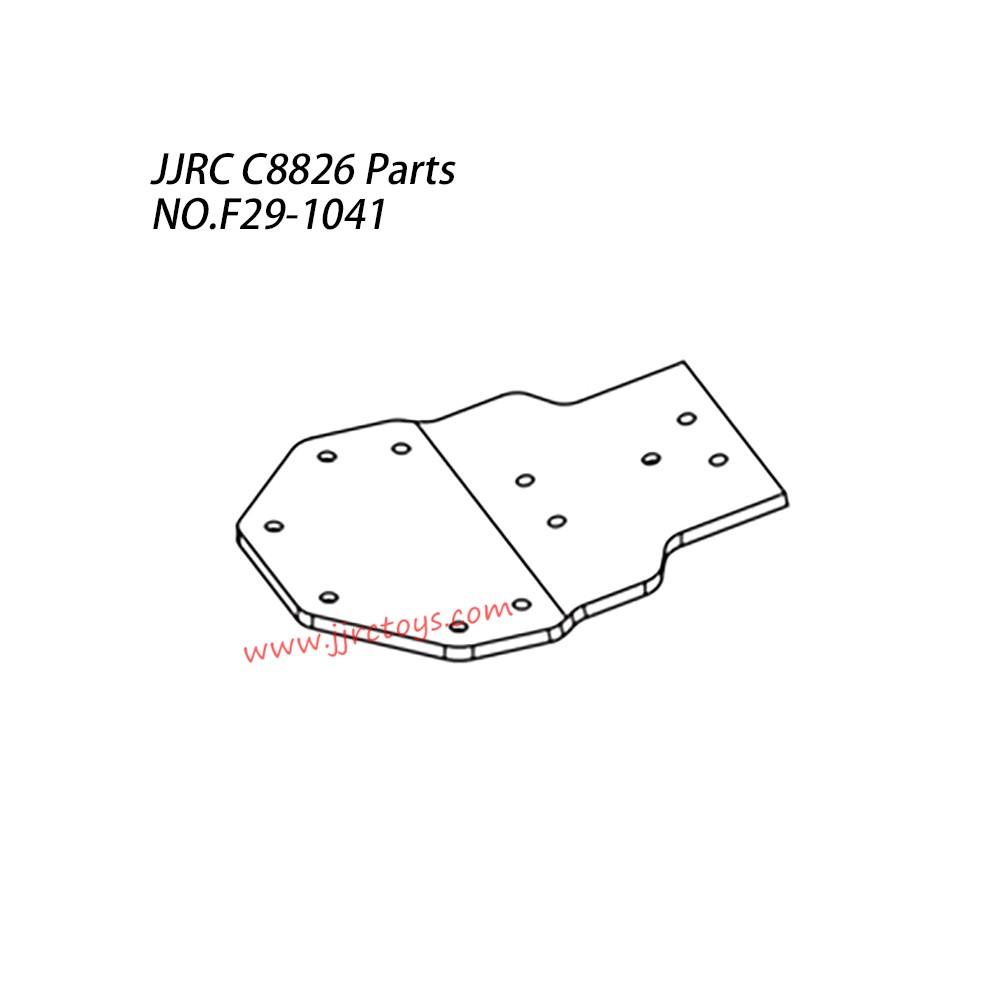 JJRC C8826 RC Vehicle Parts Front Metal Base Plate F29-1041 JJRC C8826 RC Vehicle Parts Front Metal Base Plate F29-1041
