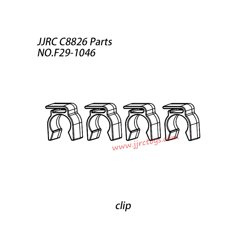 JJRC C8826 Parts Card Slot (Clip) F29-1046 JJRC C8826 Parts Card Slot (Clip) F29-1046