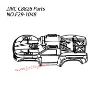 JJRC C8826 Parts Camouflage Pink Car Shell F29-1048