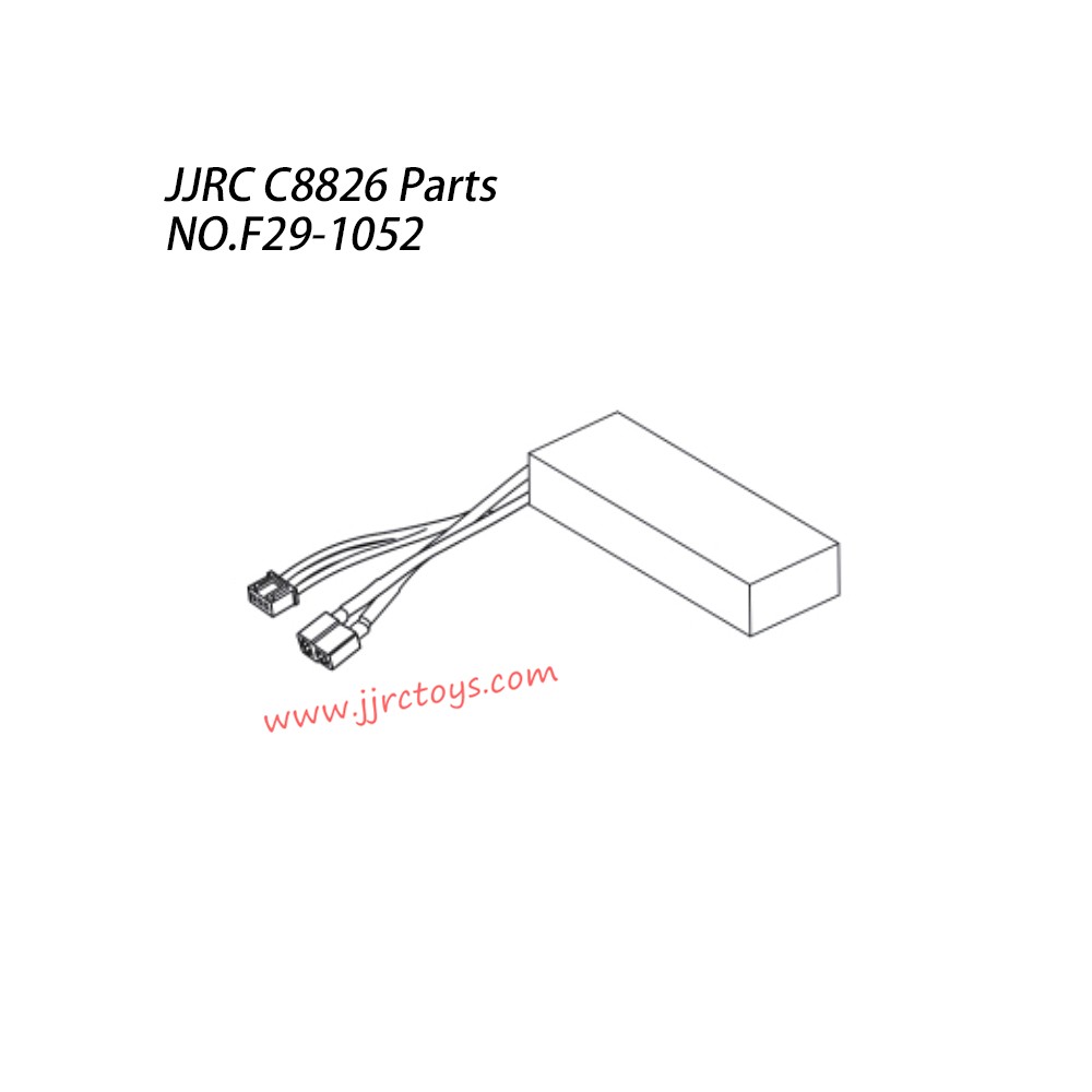 JJRC C8826 Parts 11.1v 5200mAh Battery F29-1052 JJRC C8826 Parts 11.1v 5200mAh Battery F29-1052