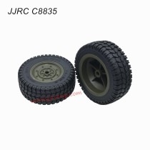 JJRC C8835 RC Car Parts Wheels green
