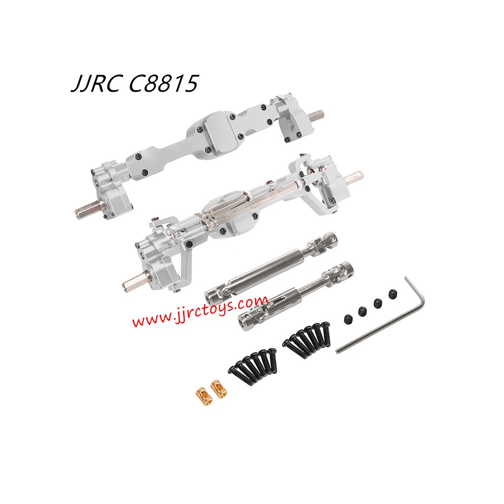 JJRC C8815 RC CAR Upgrade Parts All-Metal Portal Axles Metal Drive Shaft silver
