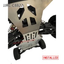 JJRC C8822 Parts Metal Chassis Armor and F/R Armor installed 2