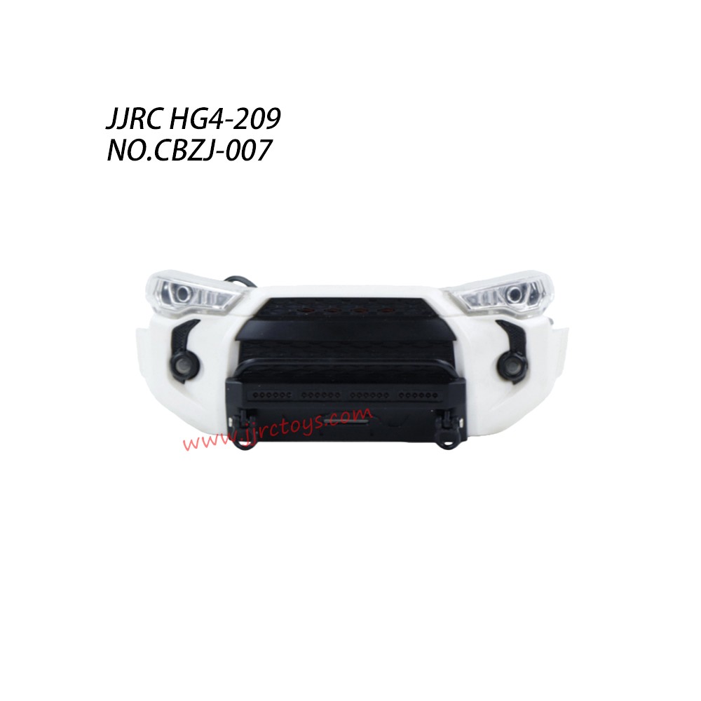 JJRC HG4-209 4x4 Runner Parts Front Bumper Assembly CBZJ-007 white