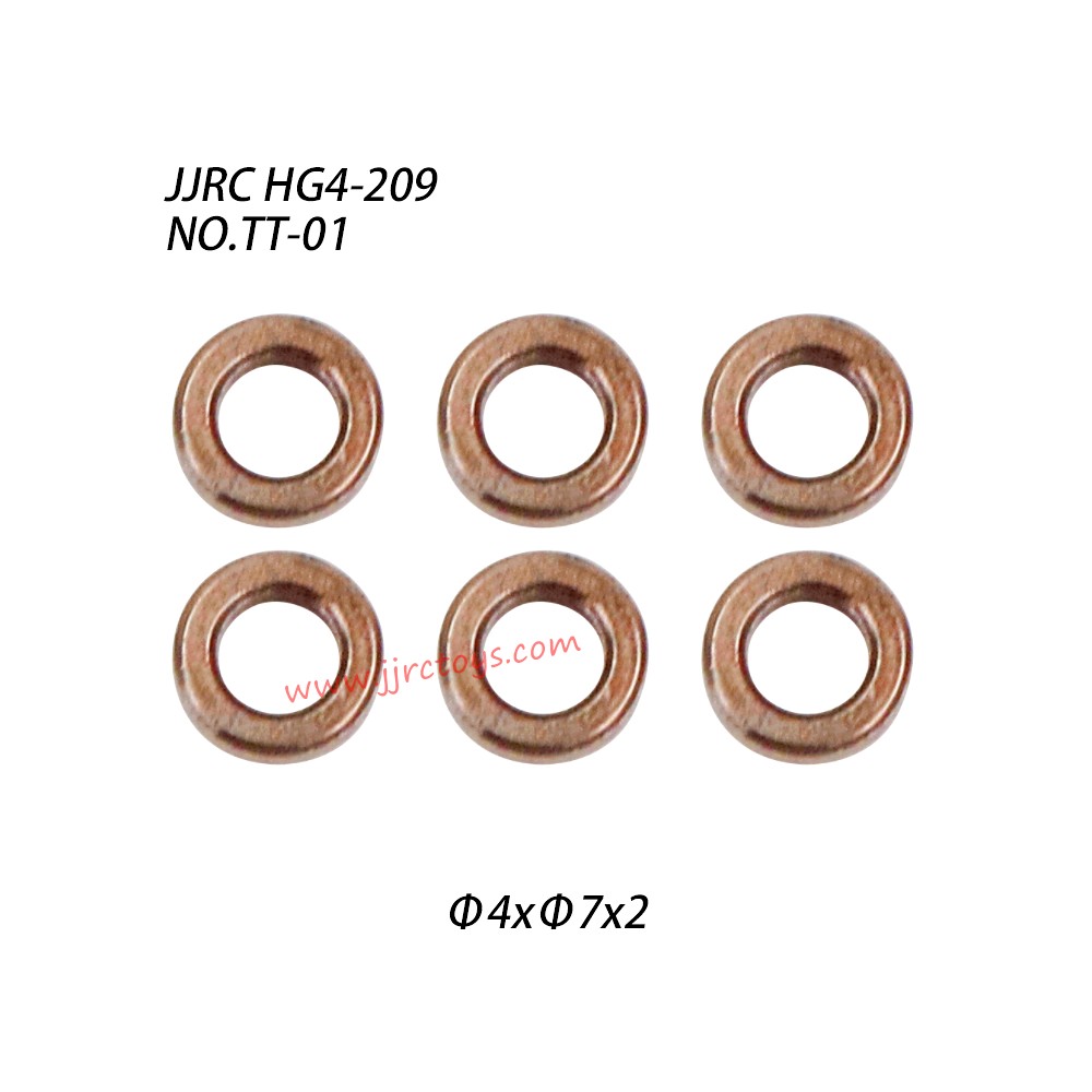 JJRC HG4-209 RC Car Parts Copper Bushing (Φ4xΦ7x2) TT-01