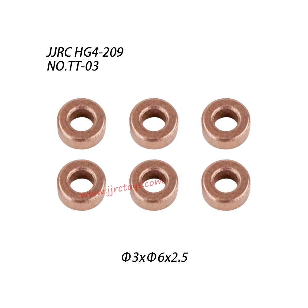 JJRC HG4-209 RC Car Parts Copper Bushing (Φ3xΦ6x2.5) TT-03