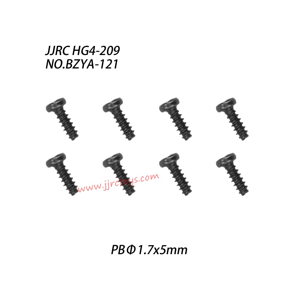 JJRC HG4-209 Parts Cross Self Tapping Screw (PBΦ1.7x5mm) BZYA-121