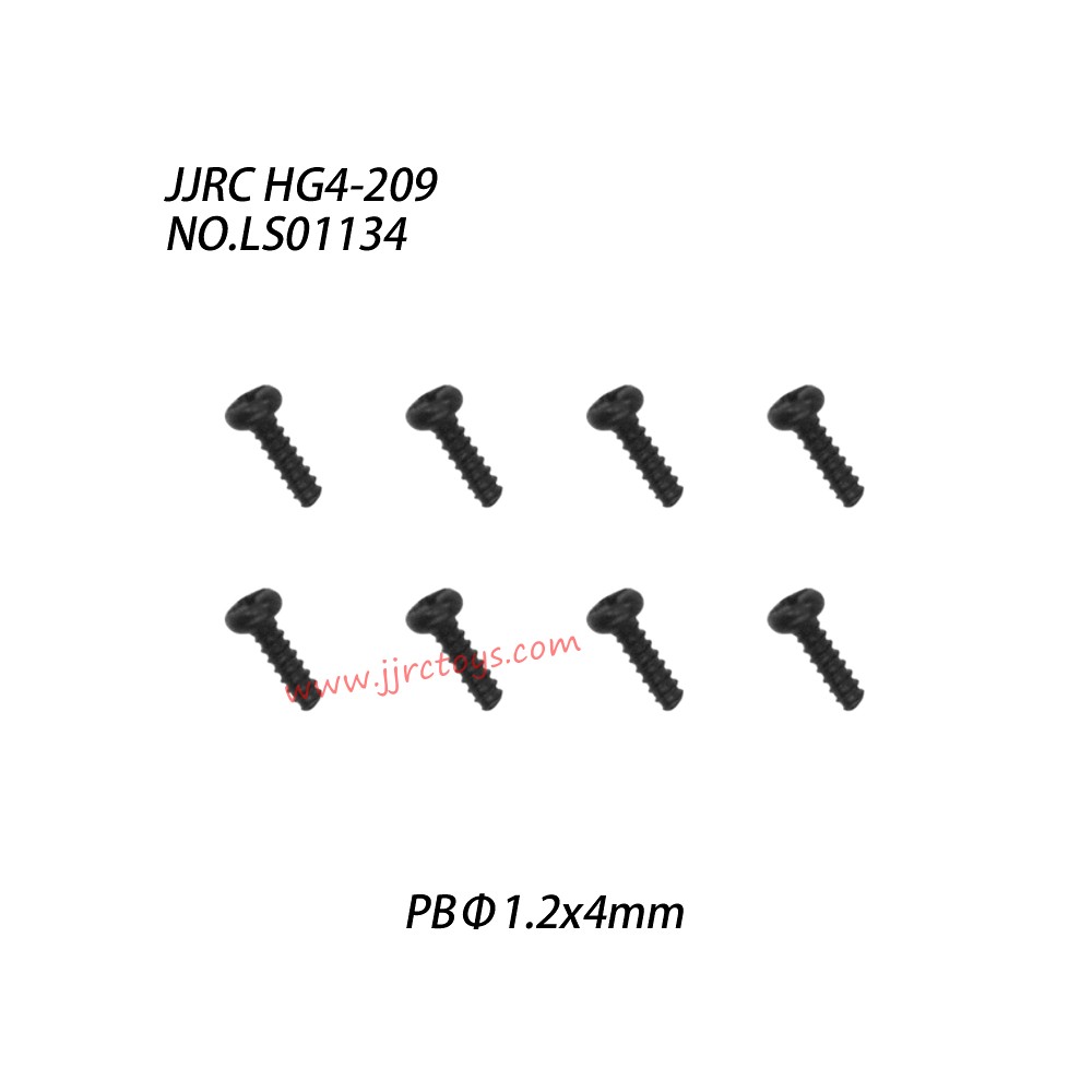 JJRC HG4-209 Parts Cross Self Tapping Screw (PBΦ1.2x4mm) LS01134