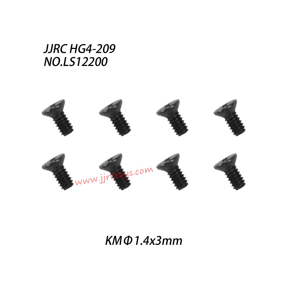 JJRC HG4-209 Parts Cross Countersunk Machine Screw (KMΦ1.4x3mm) LS12200