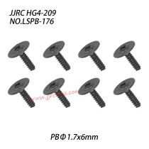 JJRC HG4-209 Parts Cross Washer Screw (PBΦ1.7x6mm) LSPB-176