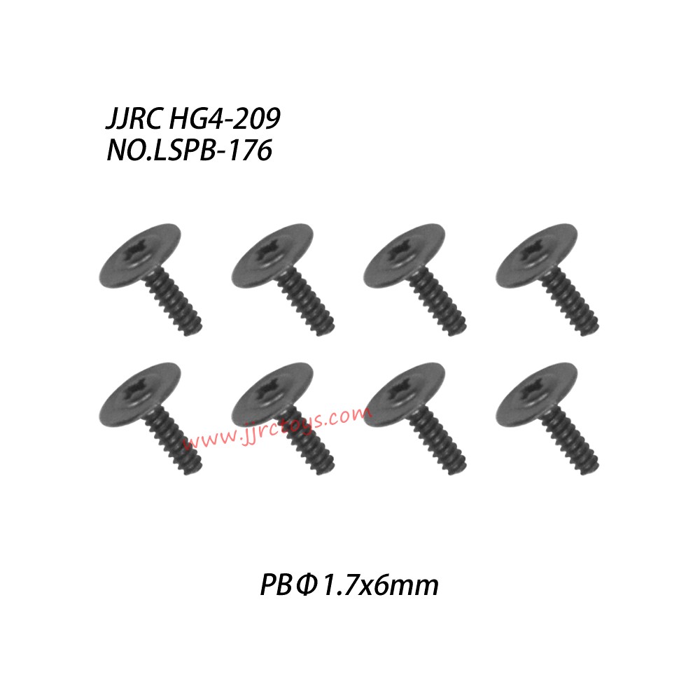 JJRC HG4-209 Parts Cross Washer Screw (PBΦ1.7x6mm) LSPB-176