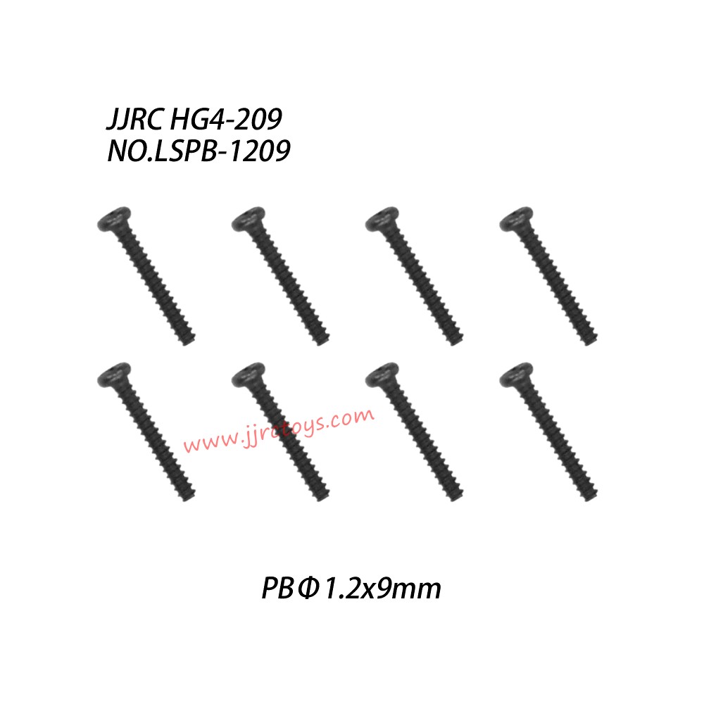 JJRC HG4-209 Parts Cross Self Tapping Screw (PBΦ1.2x9mm) LSPB-1209