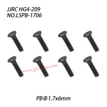 JJRC HG4-209 Parts Cross Self Tapping Screw (PBΦ1.7x6mm) LSPB-1706
