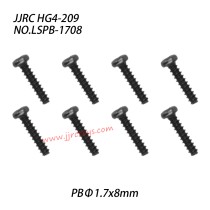 JJRC HG4-209 Parts Cross Self Tapping Screw (PBΦ1.7x8mm) LSPB-1708