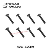 JJRC HG4-209 Parts Cross Machine Screw (PMΦ1.6x8mm) LSPM-1608