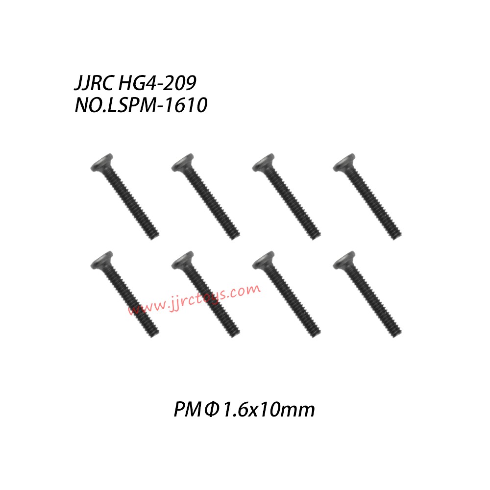 JJRC HG4-209 Parts Cross Machine Screw (PMΦ1.6x10mm) LSPM-1610