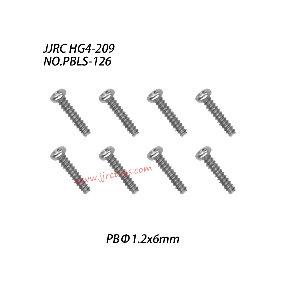 JJRC HG4-209 Parts Cross Self Tapping Screw (PBΦ1.2x6mm) PBLS-126