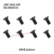 JJRC HG4-209 Parts Hex Socket KM Machine Screw (KMΦ2x6mm) W05016
