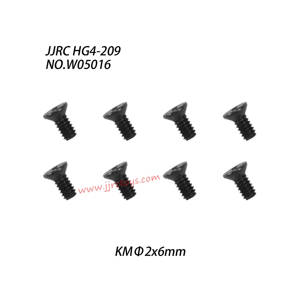 JJRC HG4-209 Parts Hex Socket KM Machine Screw (KMΦ2x6mm) W05016