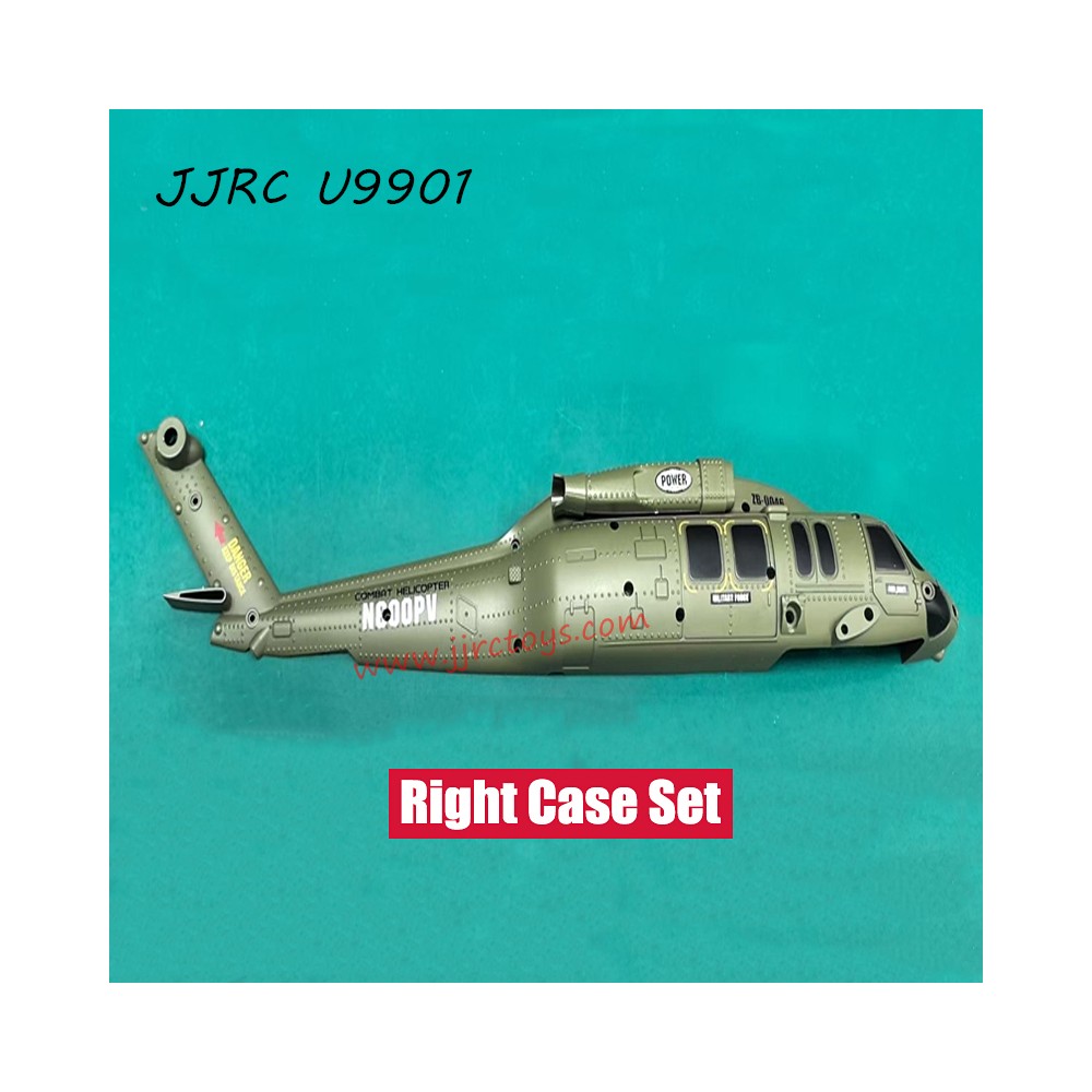 JJRC U9901 RC Helicopter Parts Right Case Set