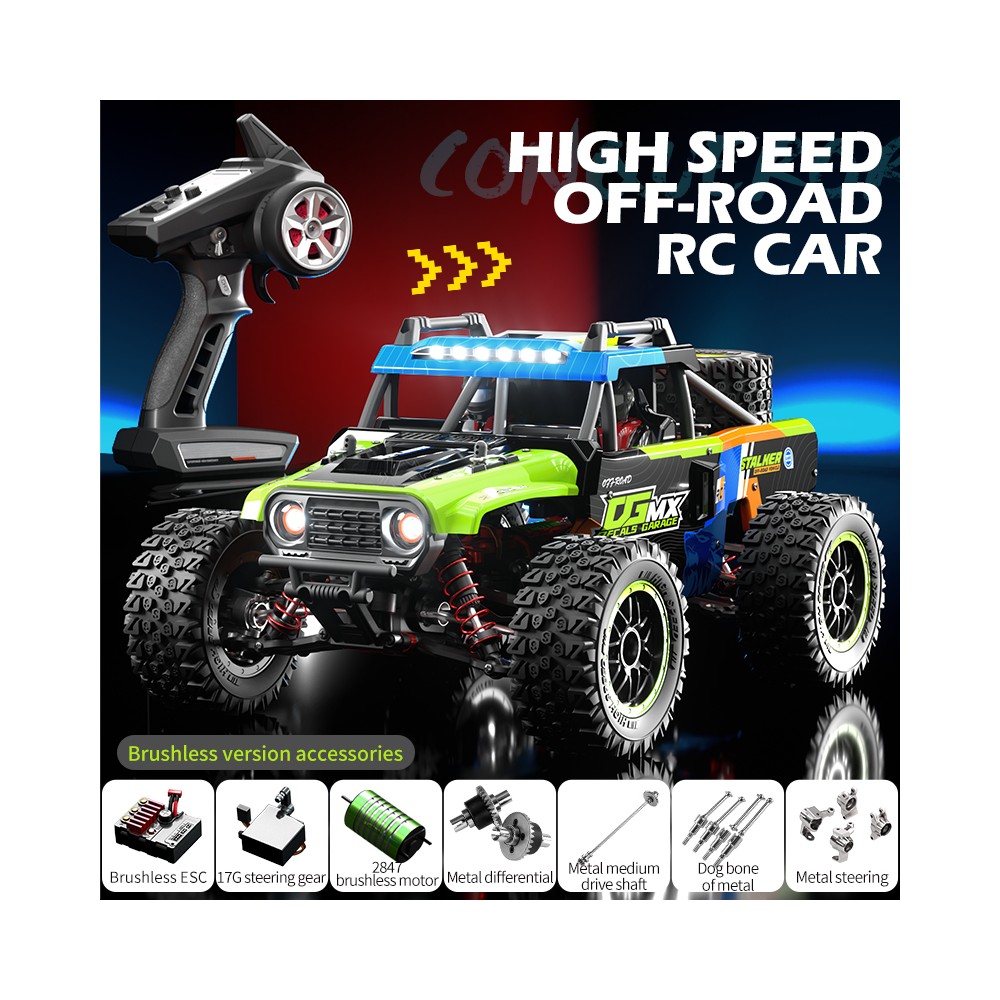 JJRC C8805 1/16 4WD Brushless Off-road RC Car RTR blue
