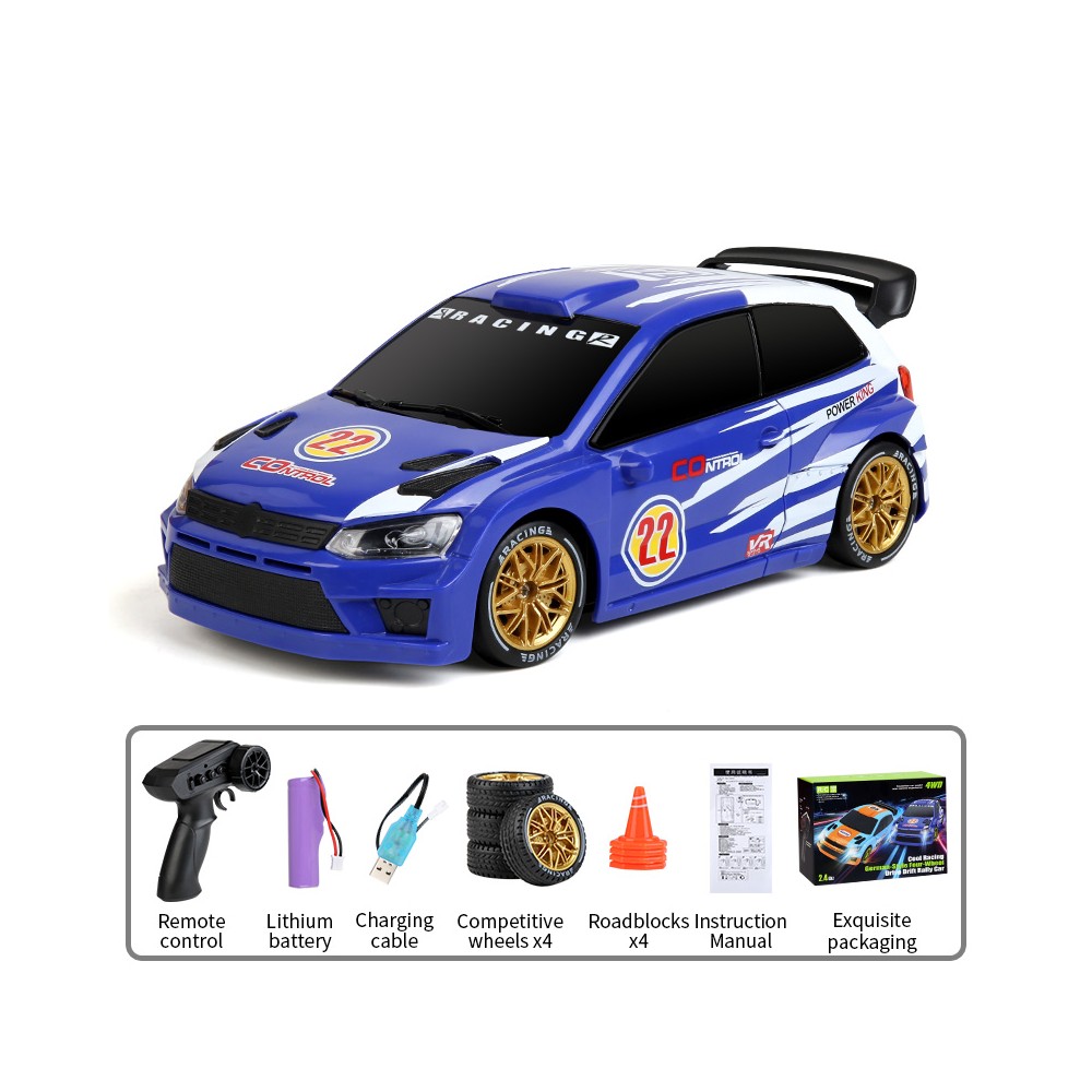 JJRC-Q233 4WD German-style drift rally rc car blue