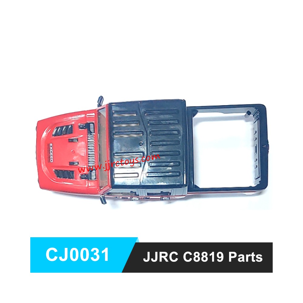 JJRC C8819 RC Car Parts Body Shell red