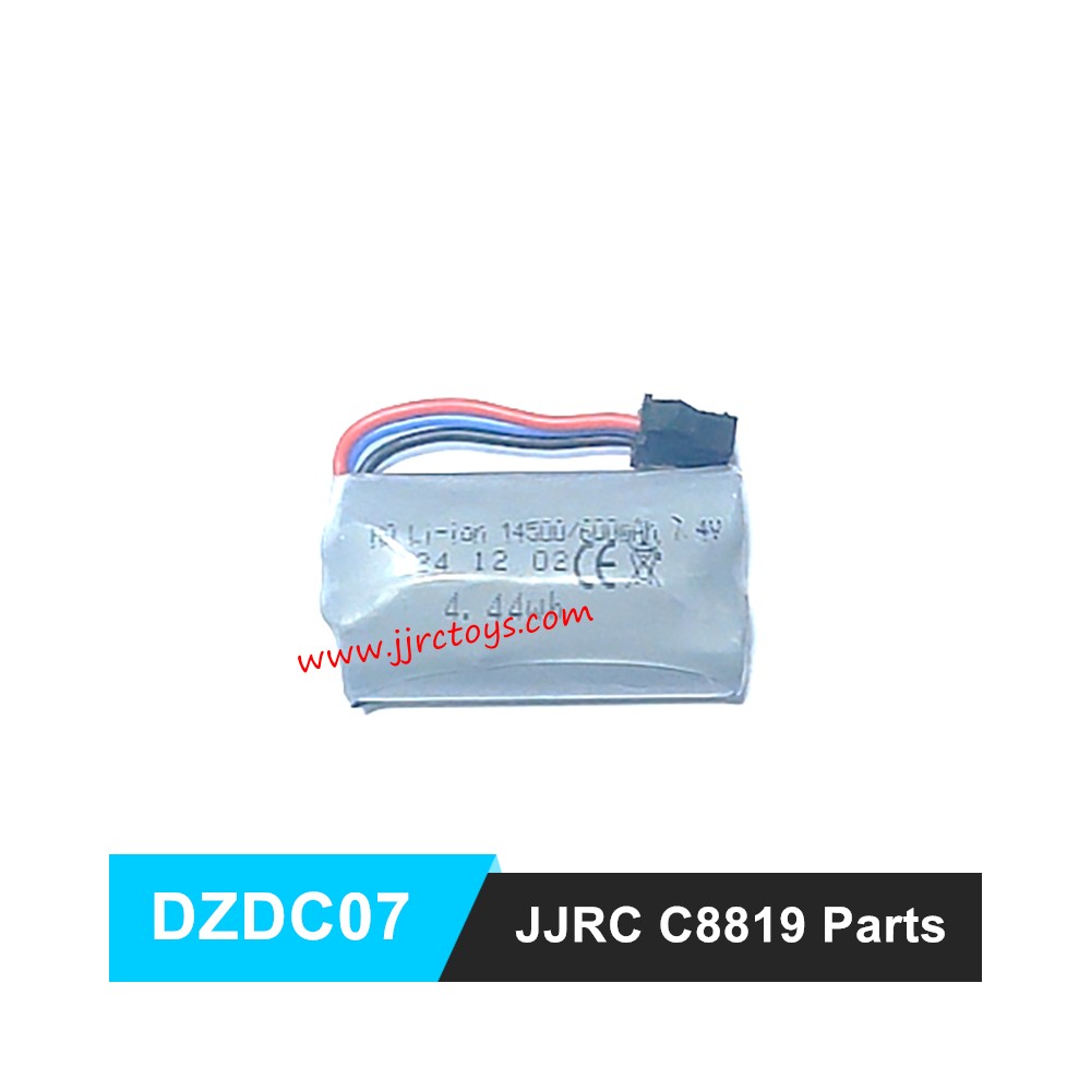 JJRC C8819 RC Car Parts 7.4V Battery DZDC07