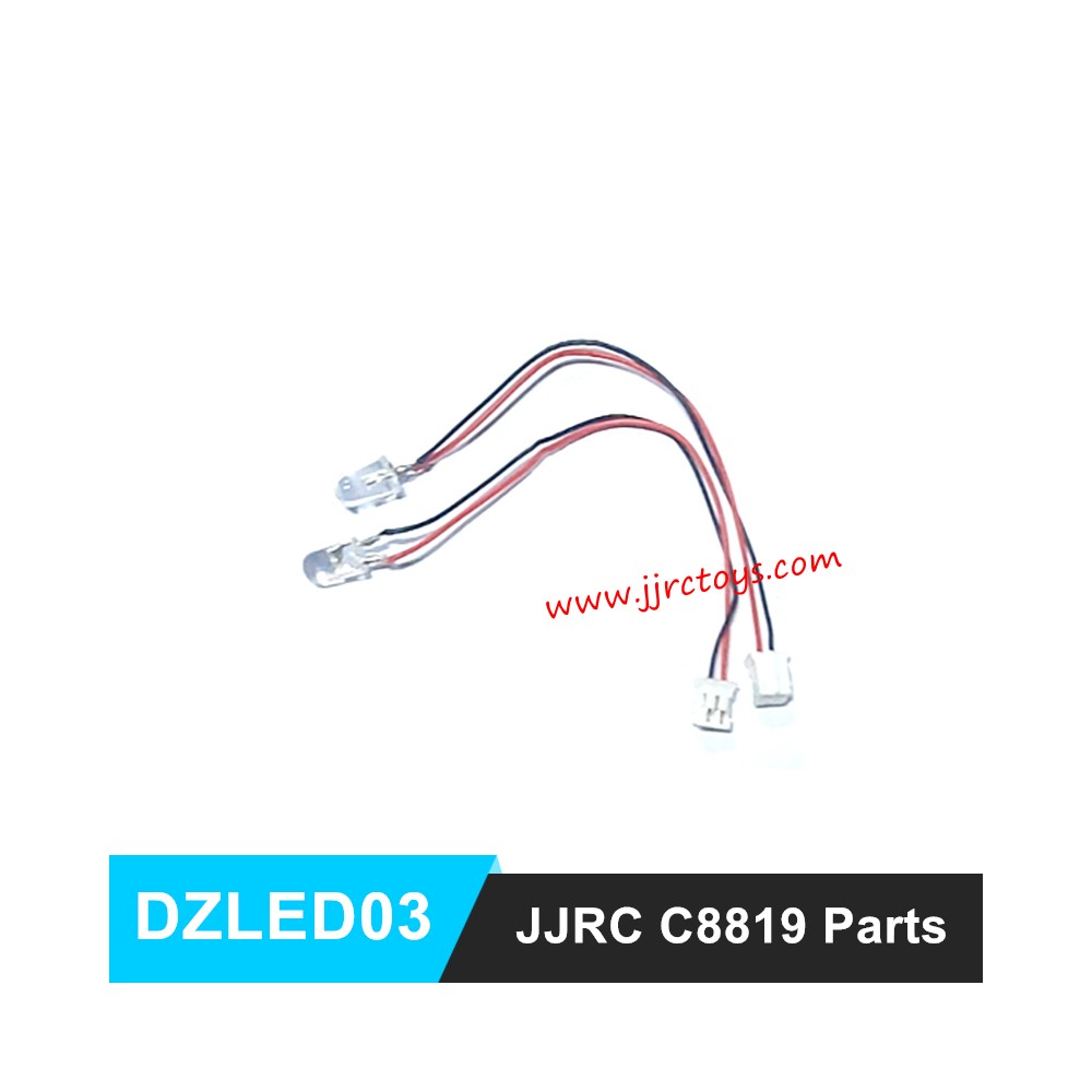 JJRC C8819 Parts LED Headlight (With Plug Cable) DZLED03