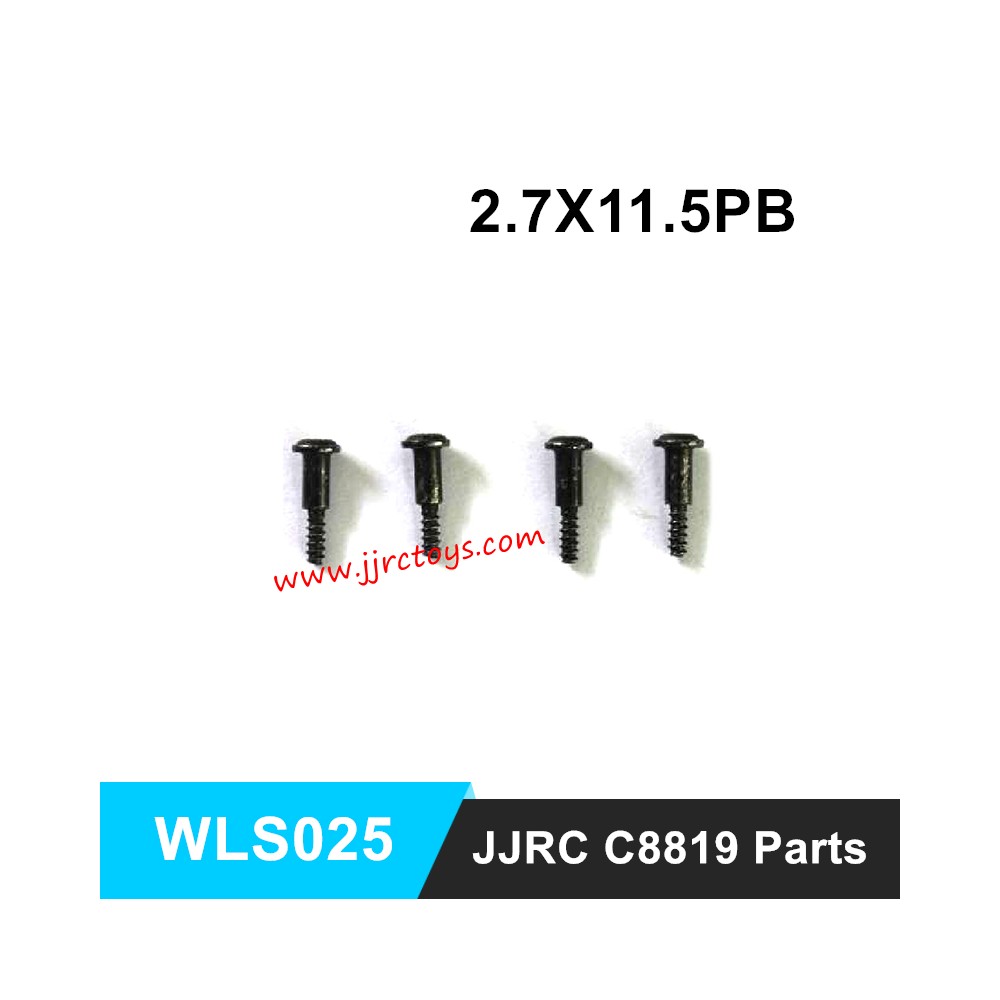 JJRC C8819 Parts Step Screw (2.7x11.5PB) WLS025