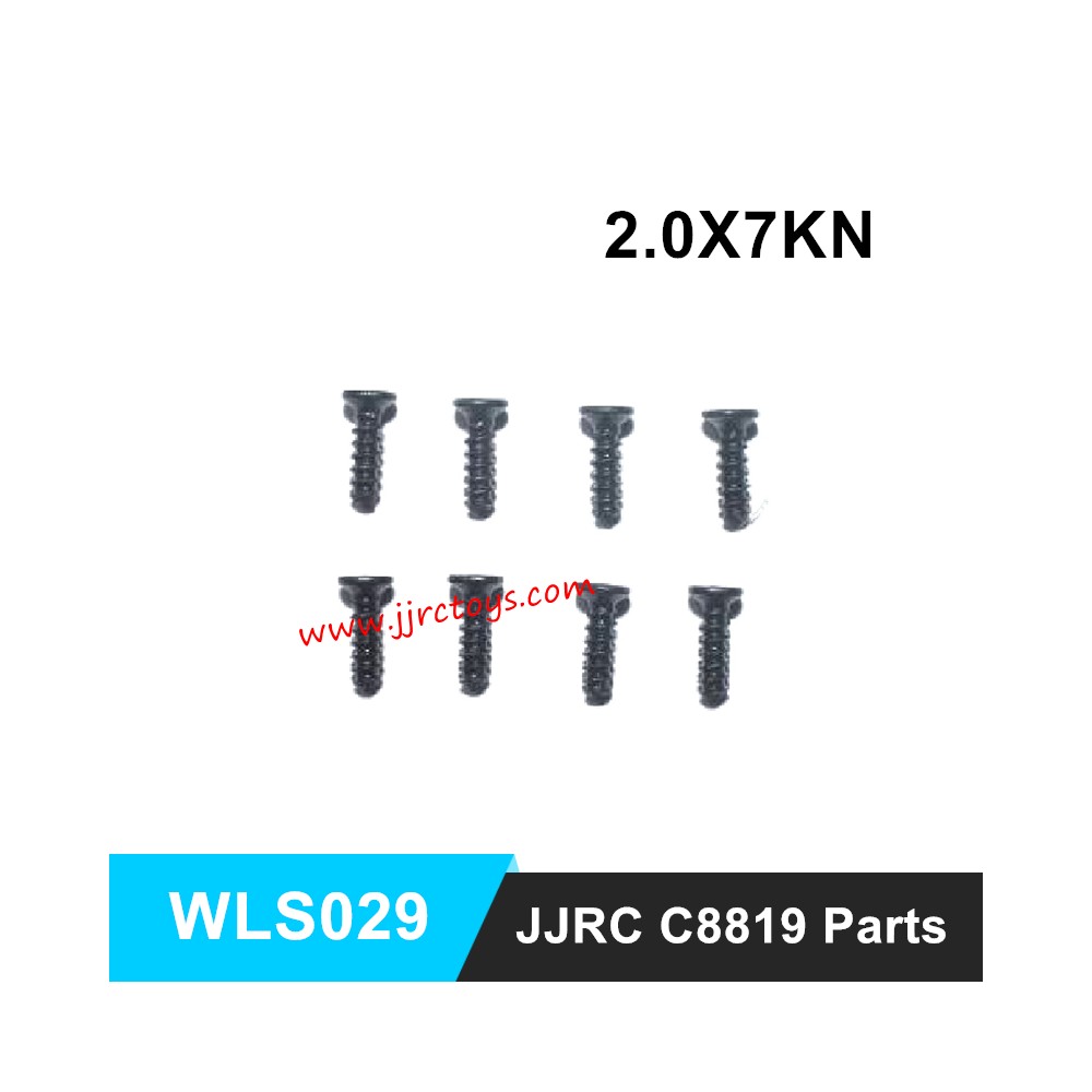JJRC C8819 Parts Countersunk Head Screw (2.0x7KN) WLS029