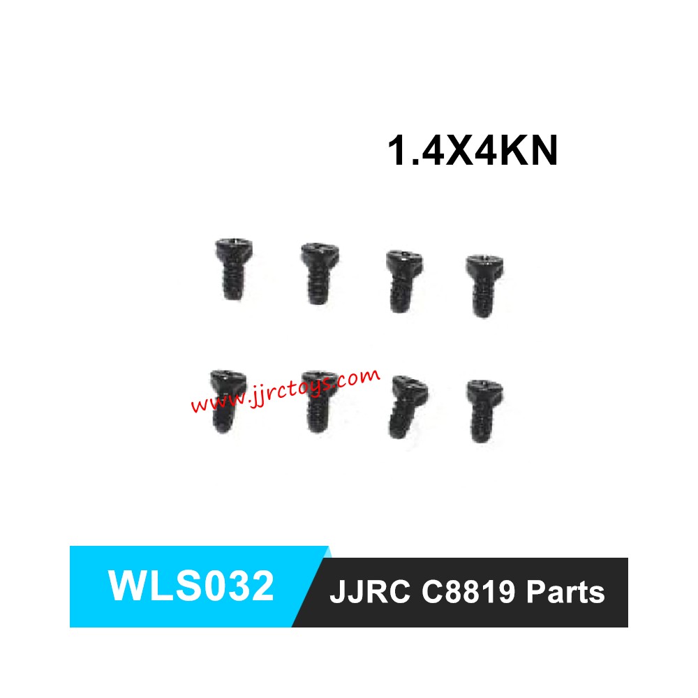 JJRC C8819 Parts Countersunk Head Screw (1.4x4KN) WLS032