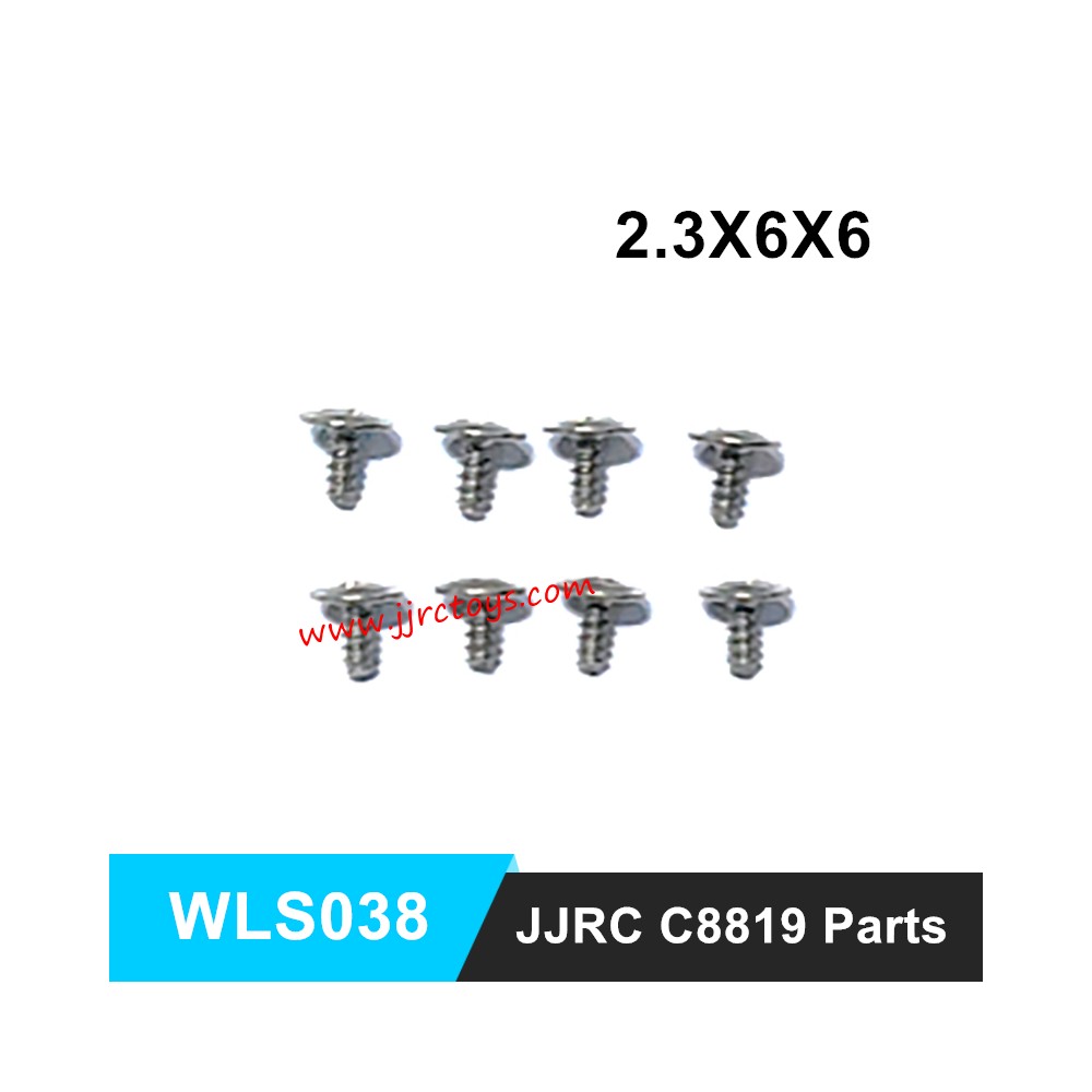JJRC C8819 RC Car Parts Screw (2.3x6x6) WLS038