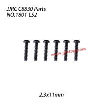 JJRC C8830 RC Car Parts 2.3x11mm Pan Head Screw 1801-LS2