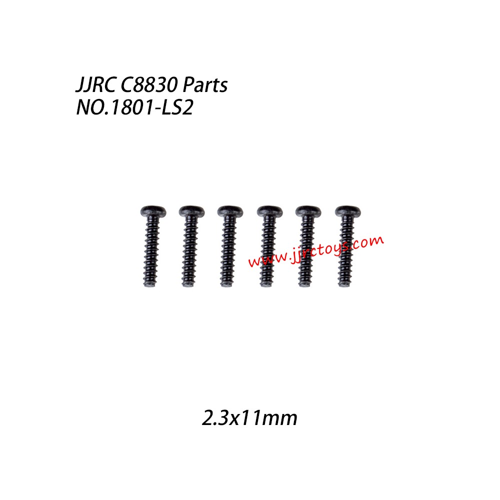 JJRC C8830 RC Car Parts 2.3x11mm Pan Head Screw 1801-LS2