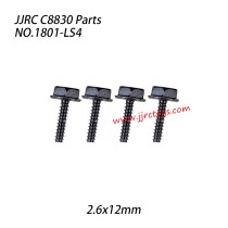 JJRC C8830 RC Car Parts 2.6x12mm Hex Head Screw 1801-LS4