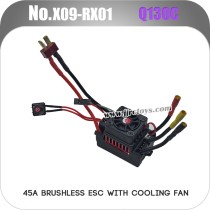 JJRC Q130C RC Car Parts 45A Brushless ESC with Cooling Fan X09-RX01