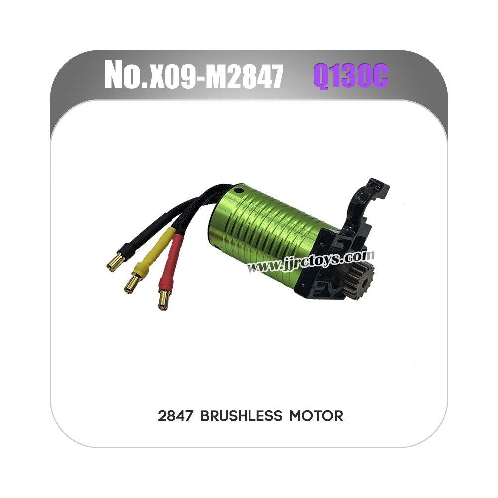 JJRC Q130C RC Car Parts 2847 Brushless Motor with Motor Mount X09-M2847 front