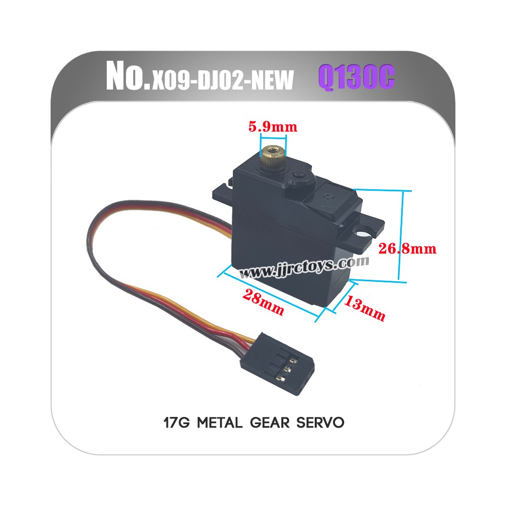 JJRC Q130C RC Car Parts Upgraded Metal Gear Servo without servo arm X09-DJ02-NEW