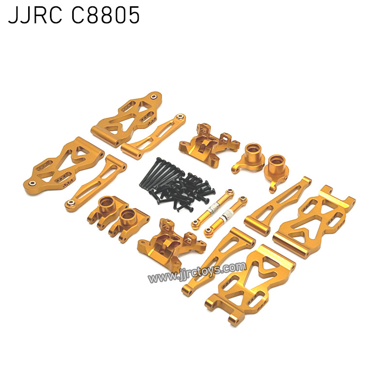 JJRC C8805 RC Car Upgrade Parts Metal Modification Assembly YELLOW JJRC C8805 RC Car Upgrade Parts Metal Modification Assembly YELLOW