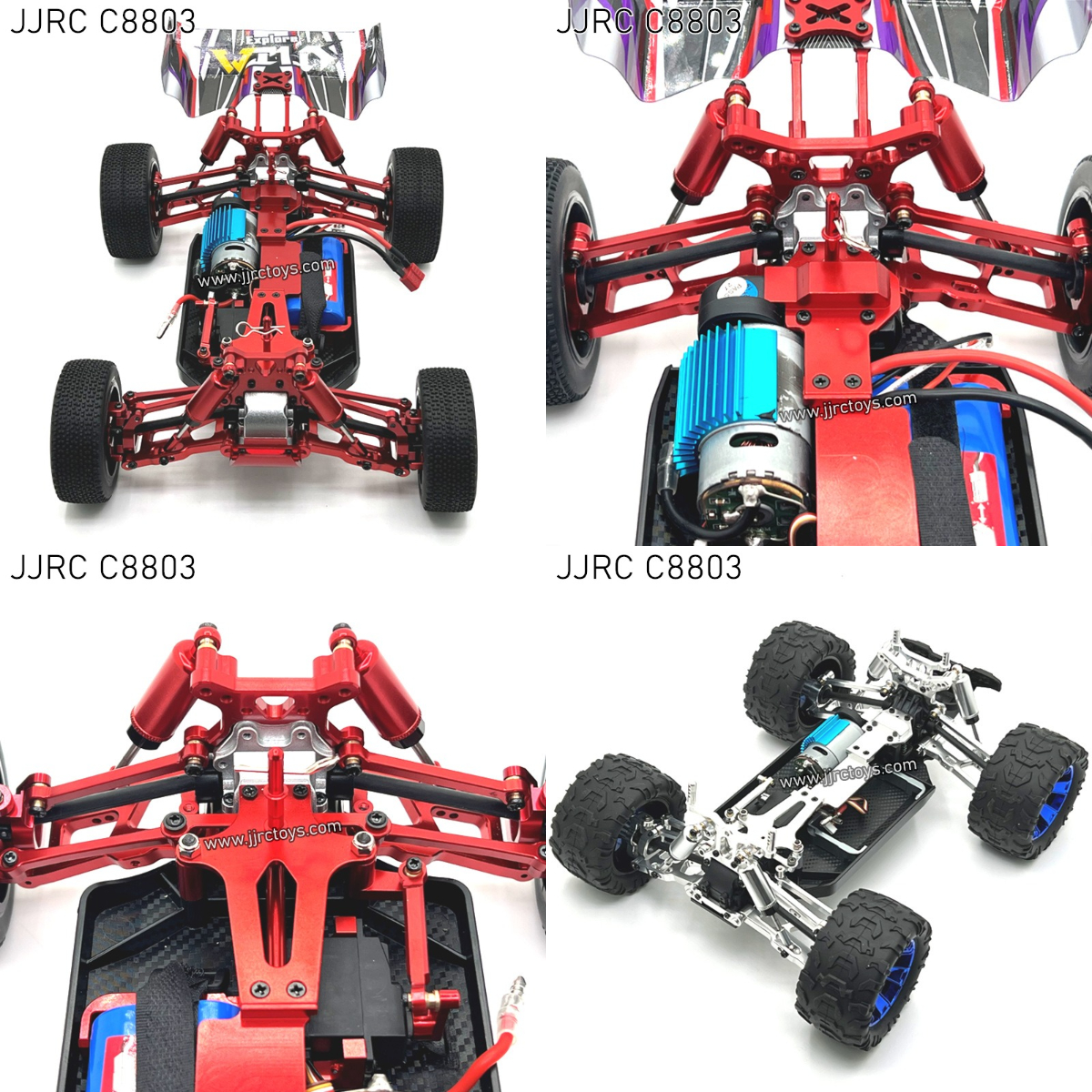 6 JJRC C8803 Upgrades - Front and Rear Swing Arms 9